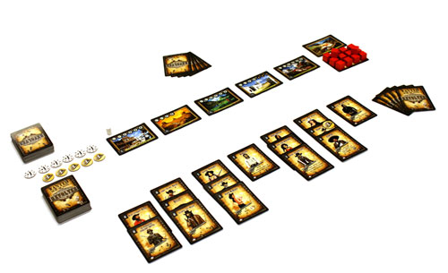 revolver-spel speelveld