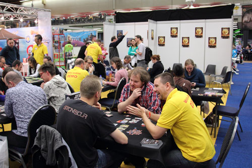 de stand van White Goblin Games