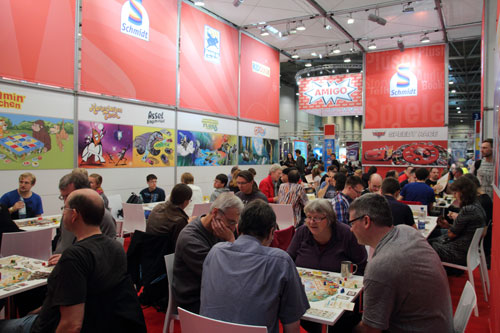 de stand van Schmidt Spiele