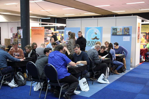 De nieuwe spellen van Quined Games waren ook in trek