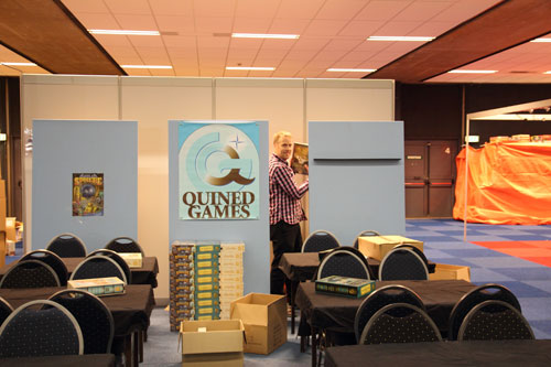 Quined Games is hard aan het werk
