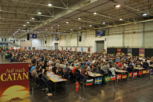 een zaal vol Catan (foto: Kosmos)
