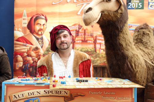 Marco op de persdag