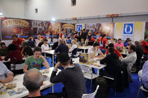 Een van de Queen Games stands