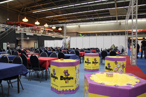 de grote stand van Tactic en Asmodee