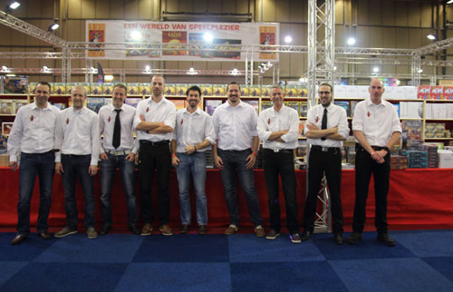 Het team De Rode Pion had zin in de beurs
